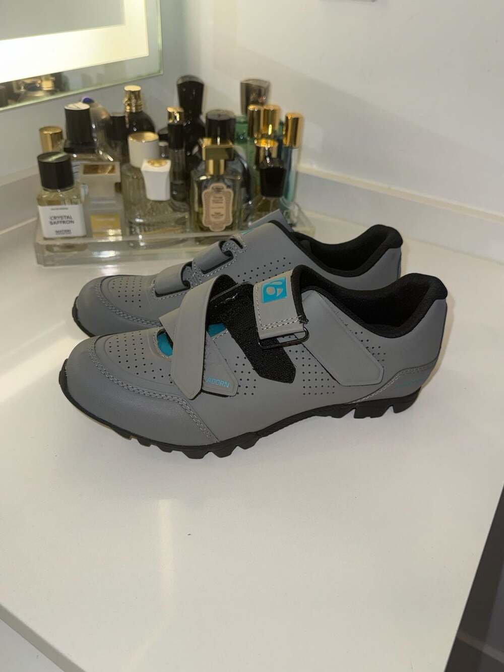 Bontrager Adorn Women's Mountain Bike Cycling Shoes Gray/Teal
